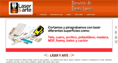 Desktop Screenshot of laseryarte.com