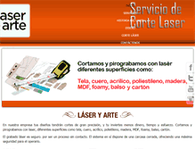 Tablet Screenshot of laseryarte.com